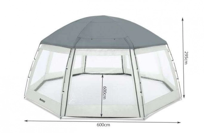Medencesátor 600 x 600 x 295 cm BESTWAY 58612
