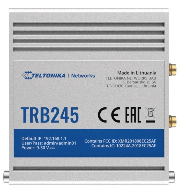 Ipari LTE gateway RS232/RS485 és Ethernet támogatással