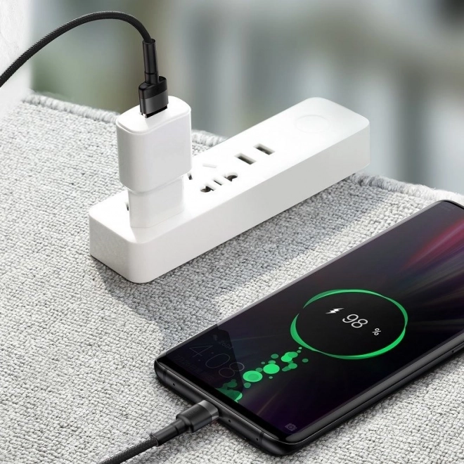 Baseus Cafule gyors töltő USB-C kábel Huawei SuperCharge kompatibilitással