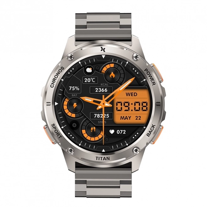 Maxcom Titan okosóra Chronos Ezüst