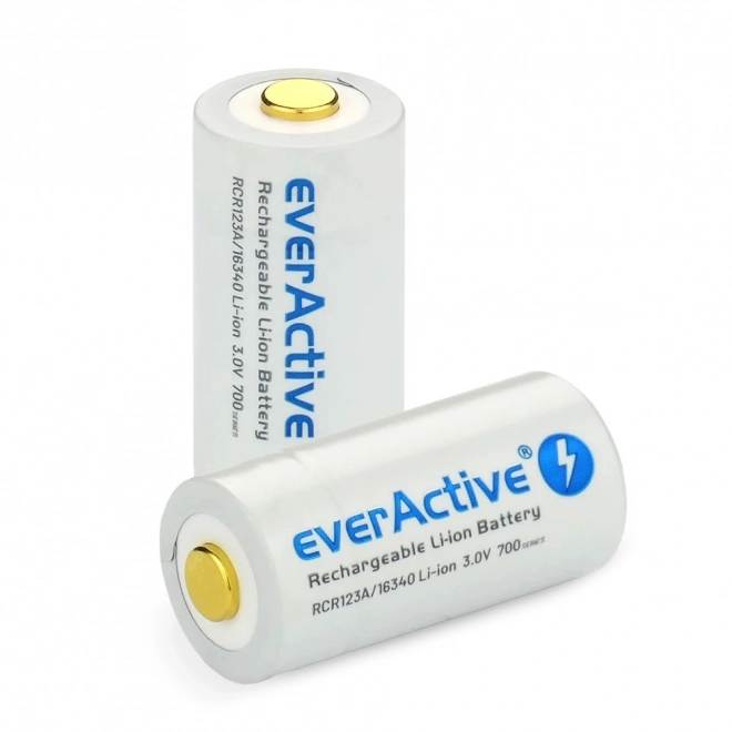 EverActive újratölthető 16340 Li-ion akkumulátor 3V 700 mAh micro USB