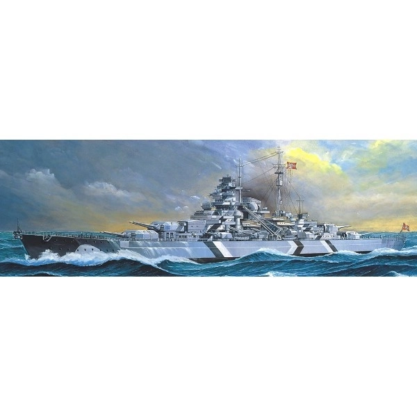 Bismarck német csatahajó modell