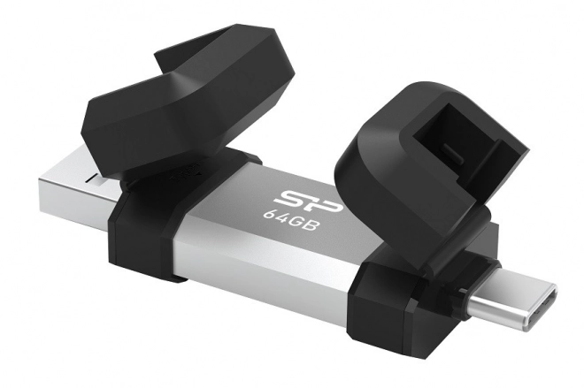 Pendrive USB-A és USB-C csatlakozóval, 64GB, 120 MB/s