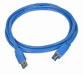 Kék USB 3.0 AB kábel
