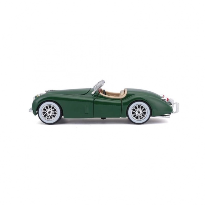 Jaguar XK 120 Roadster modellautó 1951 - zöld