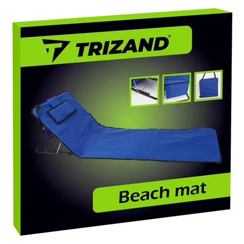 Strandmatrac háttámlával és párnával