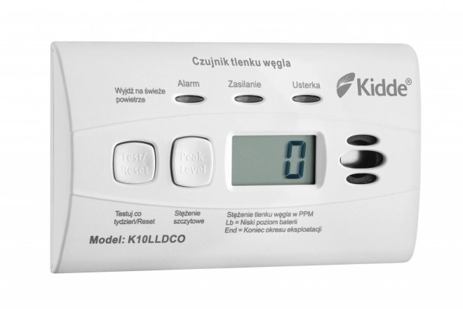 Szén-monoxid detektor LCD kijelzővel