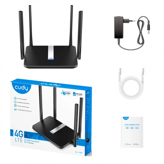 Router AC1200 Mesh 4G LTE SIM