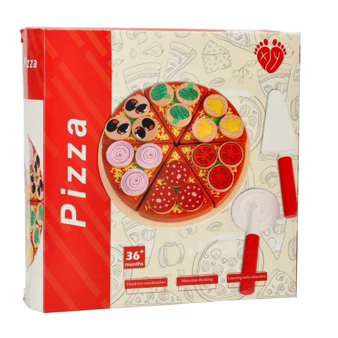 fa pizza készlet kiegészítőkkel 20 cm