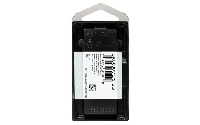 Kingston SSD lemez KC600 512GB mSATA