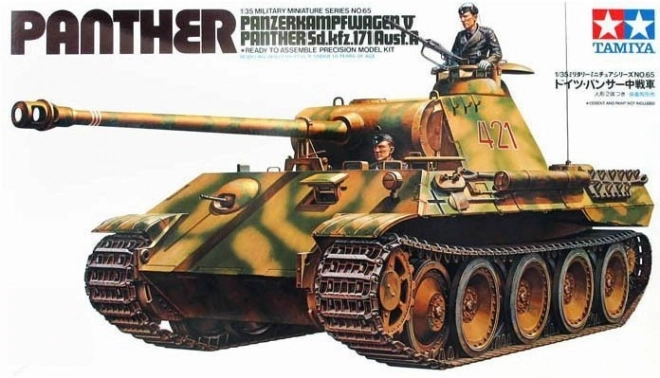 Német Panther közepes tank makett