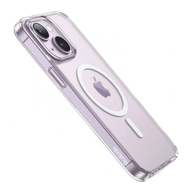 Mcdodo crystal mágneses tok iPhone 14 Pro Max-hoz, áttetsző