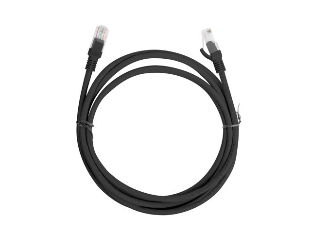 Fekete cat.5e Patchcord 2.0M