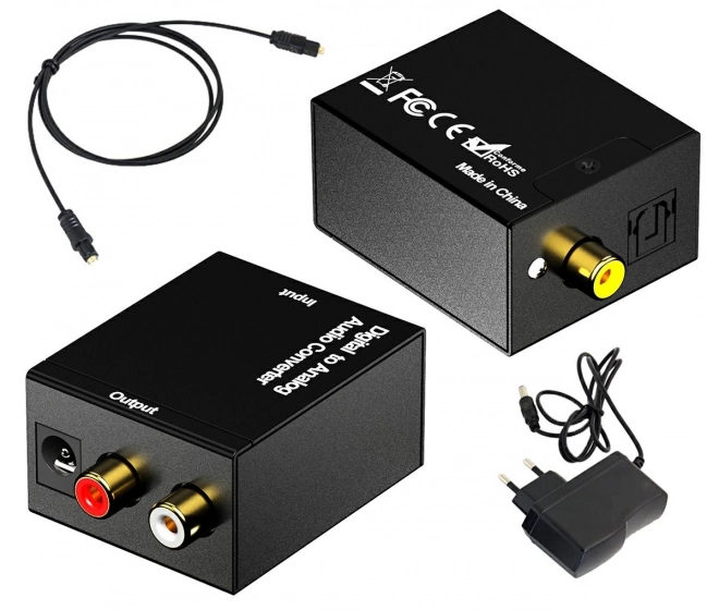 SPDIF Audio Konverter optikai kábellel