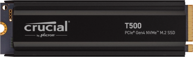 Crucial SSD T500 4TB M.2 NVMe PCIe 4.0 Hűtőbordával