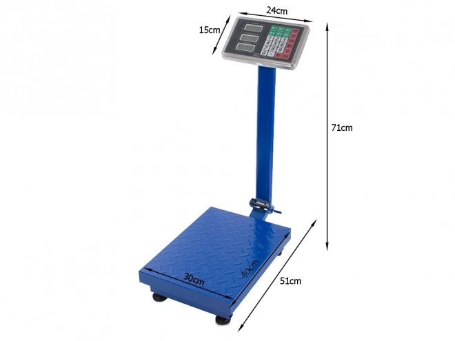 Elektronikus bolti raktári mérleg 100kg lcd