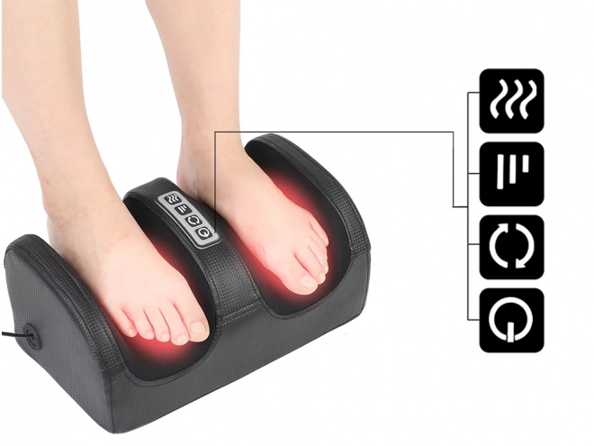 Elektromos shiatsu lábmasszírozó melegítéssel