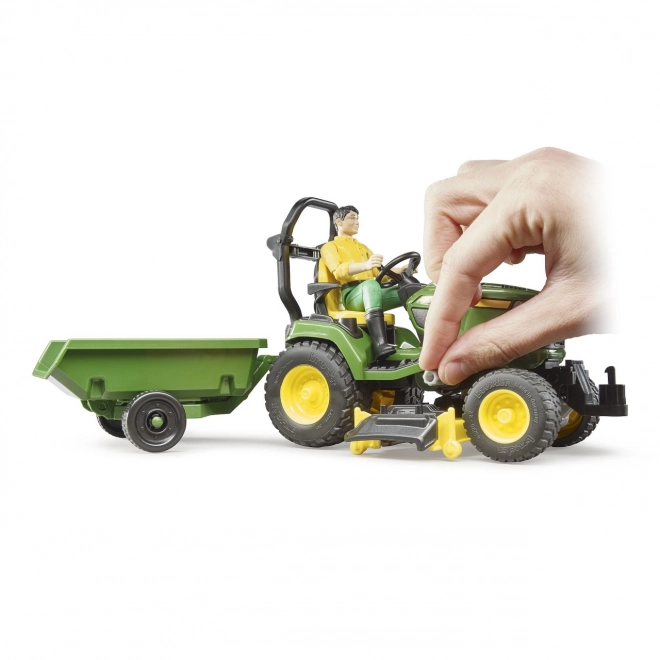 játék John Deere X949 kerti traktor kertésszel