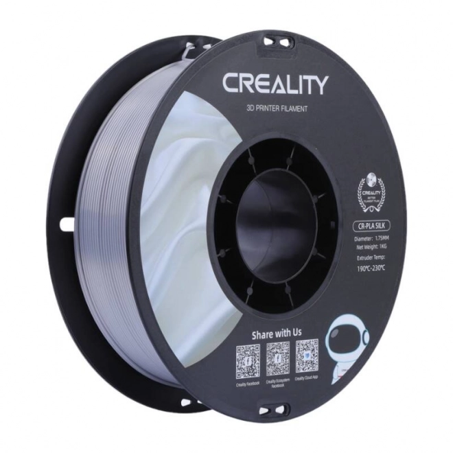 Creality CR-Silk PLA filament ezüst