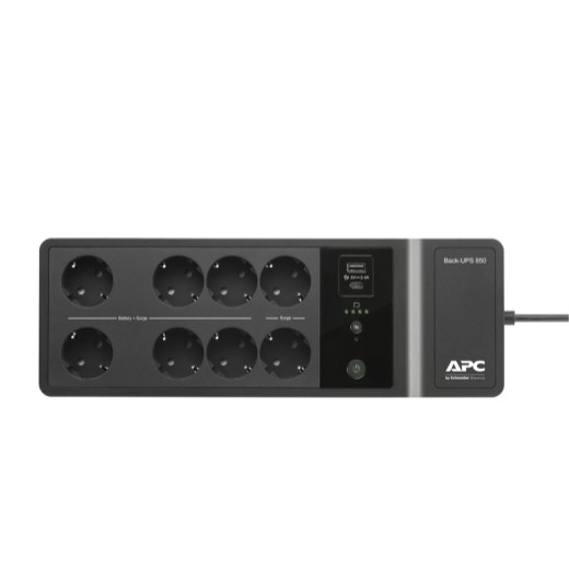 Zárolt APC Back-UPS 850VA, USB C és A töltési portokkal