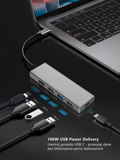 Usb-c 7-az-1-ben adapter