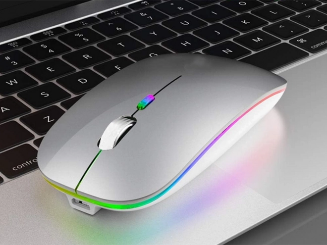 Slim vezeték nélküli optikai egér PC-hez