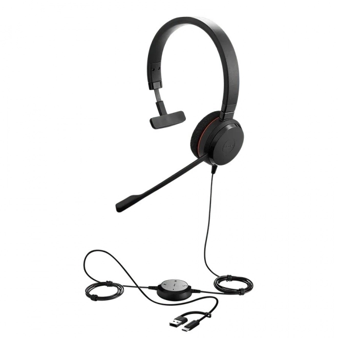 Evolve 20 USB-A és C Stereo fejhallgató