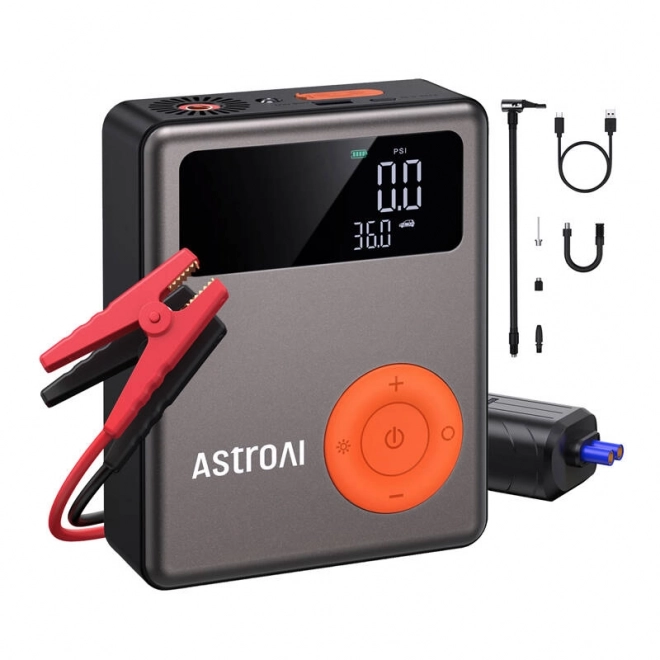 4 az 1-ben indító, kompresszor és power bank AstroAI