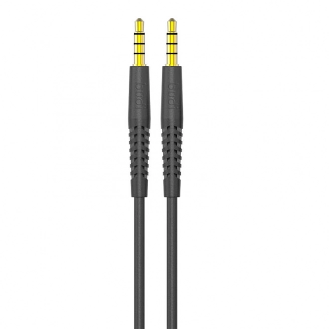 AUX mini jack 3,5 mm kábel Budi 1,2 m fekete