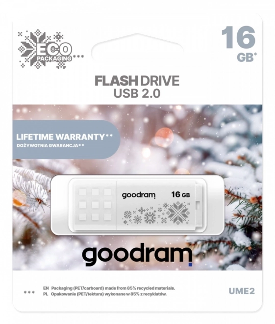 Winter mintájú GOODRAM pendrive 16GB USB 2.0