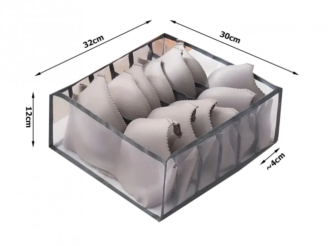 Fehérnemű rendező 6 rekeszes tároló