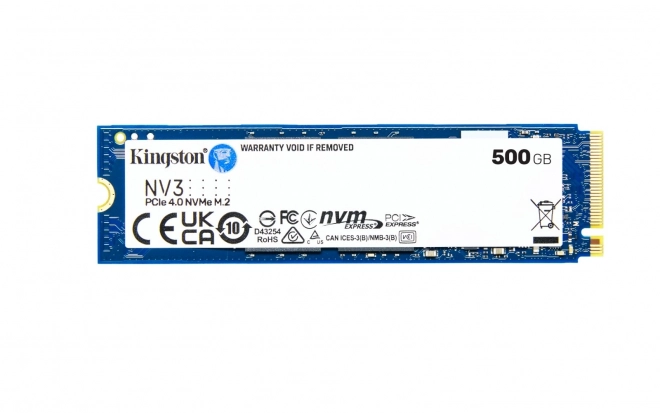 Nagy teljesítményű SSD NV3 500GB M.2