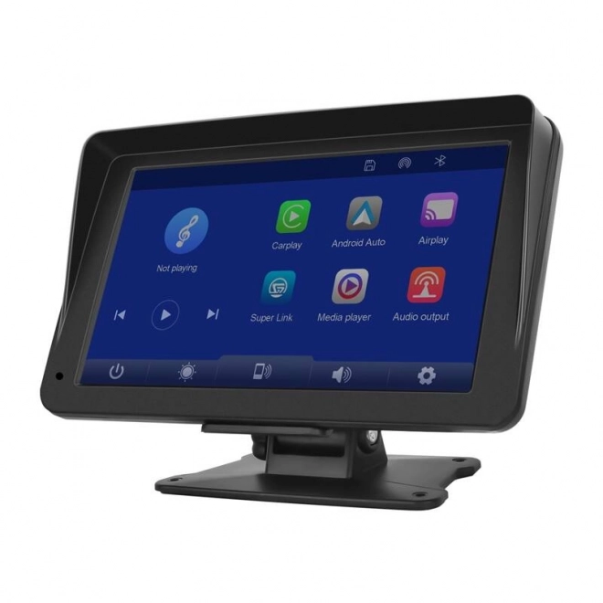 Autós monitor 7,0" Podofo Carplay/Airplay/Android Auto, Bluetooth, Mirror Link