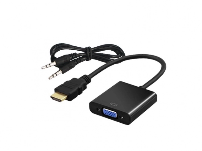 Hdmi - Vga adapter audio csatlakozással