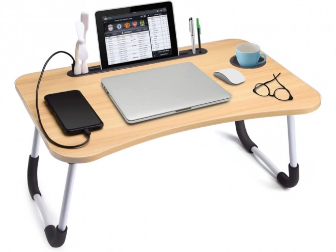 Összecsukható laptop asztal ágyhoz