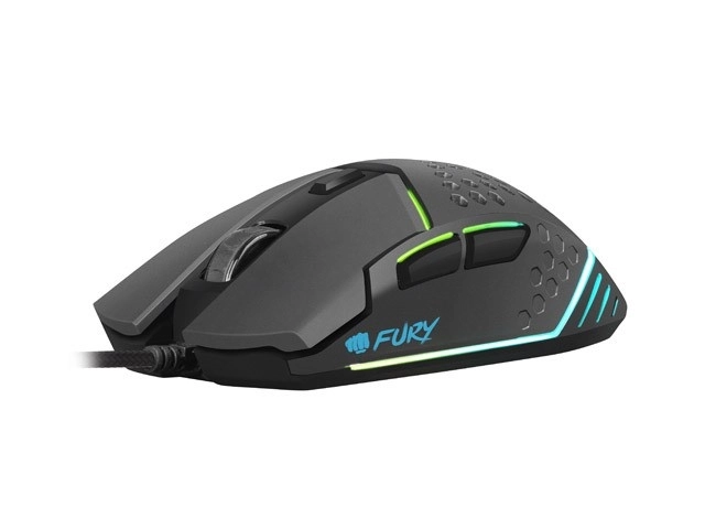 Fury Battler játék egér 6400 DPI RGB világítással fekete