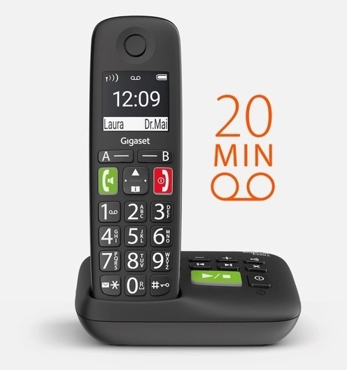 Gigaset E290A vezeték nélküli telefon digitális üzenetrögzítővel