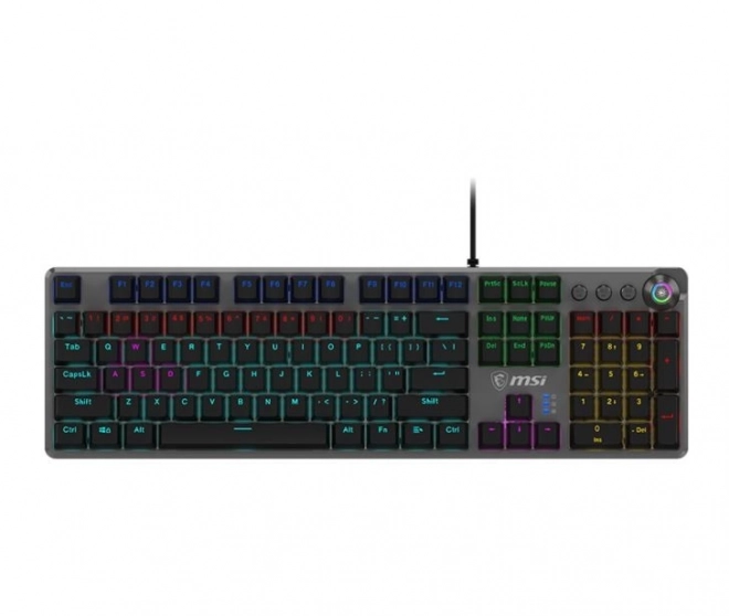 Forge piros mechanikus gamer billentyűzet