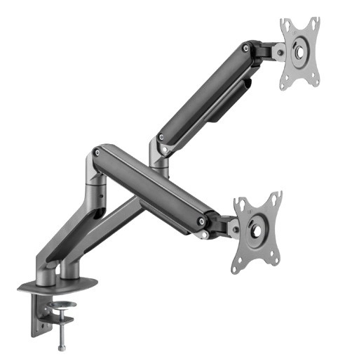 Dupla monitor tartó kar 17-32 colig 9 kg szürke