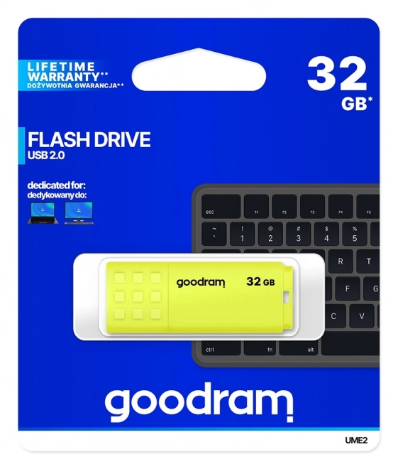 Goodram pendrive 32GB sárga