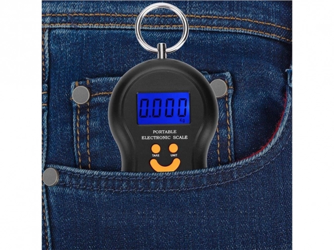 Elektronikus függőmérleg LCD-vel és HOLD funkcióval 50 kg