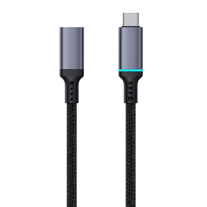 Baseus usb-c hosszabbító kábel 10gb/s fekete 0,5m