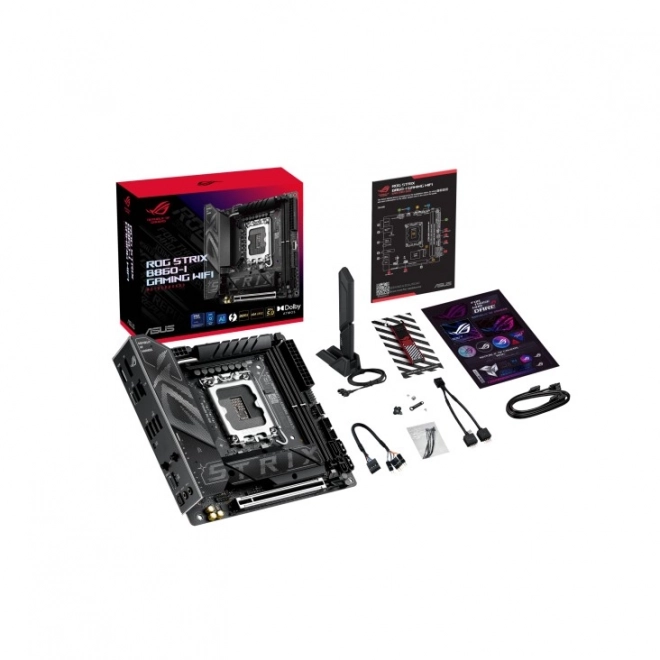 Játék alaplap rog strix B860-I wifi-vel