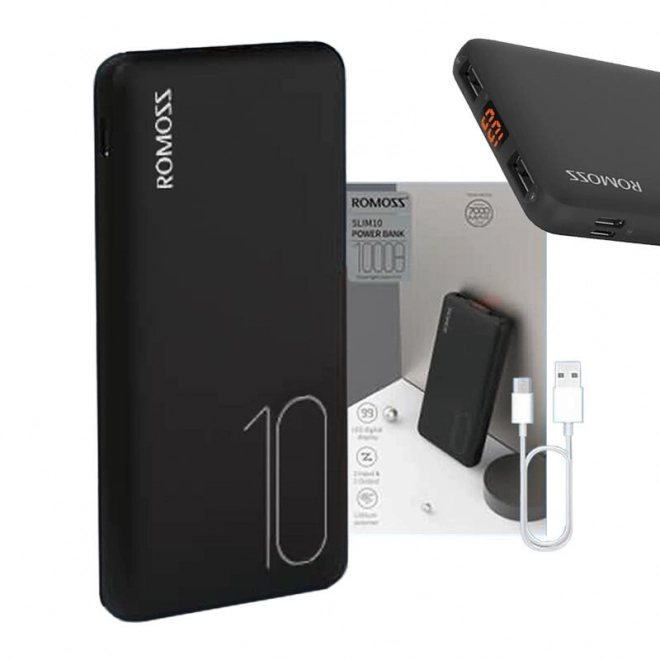 Romoss powerbank 10000mah fekete