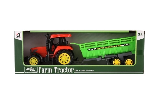 Traktor utánfutóval gyerekeknek