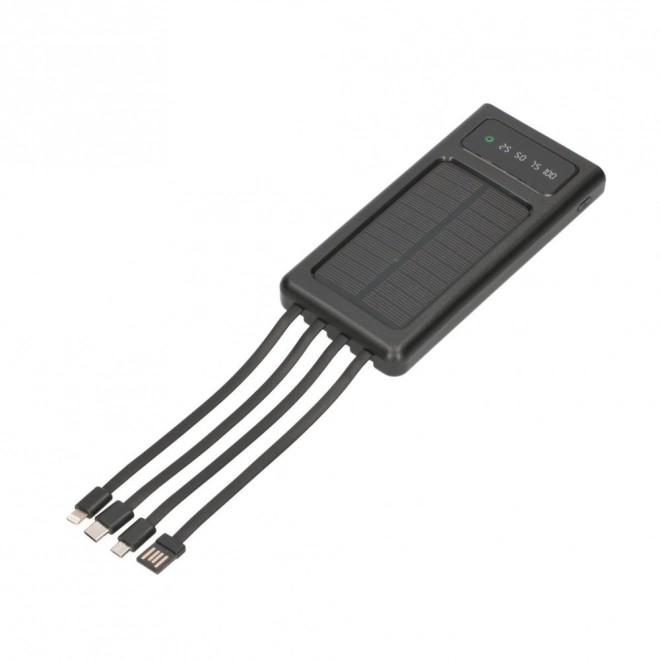 Extralink napelemes power bank 10000 mAh fekete