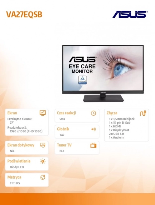 Va monitor 27 hüvelykes