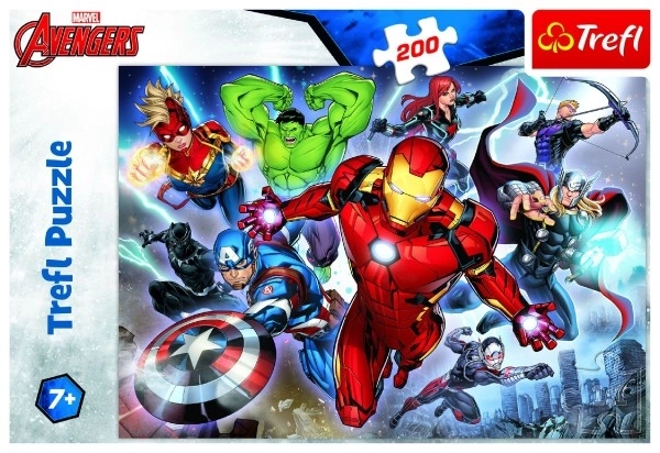 Waleczni Avengersi 200 darabos Puzzle