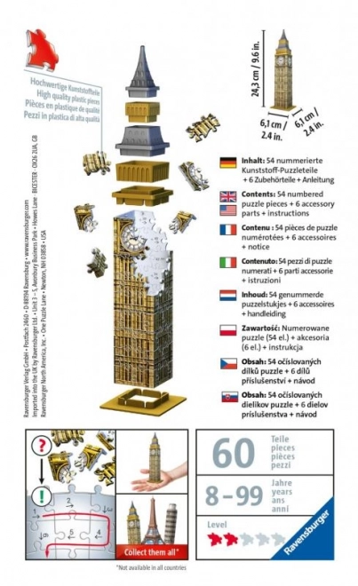 Ravensburger 3D mini puzzle Big Ben