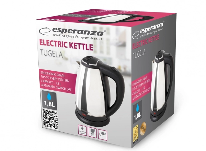 Ezüst Tugela elektromos vízforraló 1.8L
